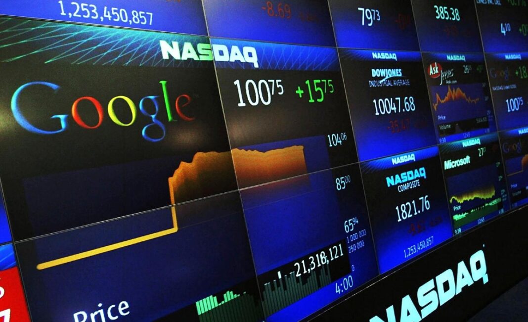 Acciones de Google corrigen a la par de todo el mercado de valores
