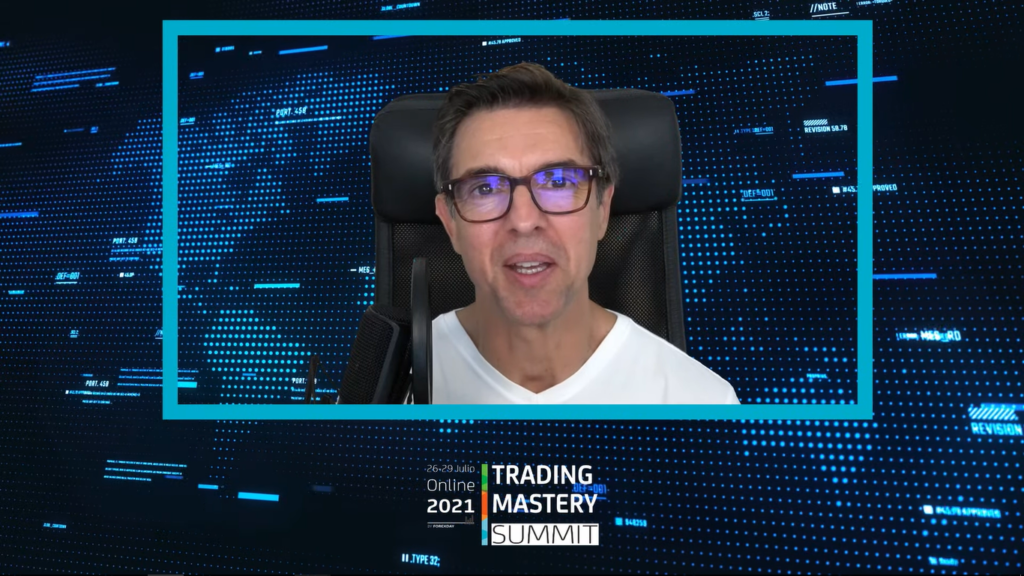 David Aranzabal, host y fundador del evento Trading Mastery Summit, hizo breves referencias sobre algunas recomendaciones para el trading.