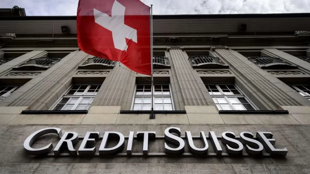Acciones de Credit Suisse sufre descomunal caída